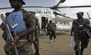 Just over 10,000 UN peacekeepers are currently serving in the Central African Republic.